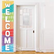 School childrens room wall decoration stickers Kindergarten classroom layout cartoon English wallpaper self-adhesive warm stickers