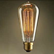 E27 Edison big bulb carbon wire retro old industrial fireworks silk bulb personality big screw incandescent creative