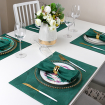 Placing decorative mat bowl mat plate mat Nordic high-end Western placemats European thermal insulation mat household thermal mat table mat