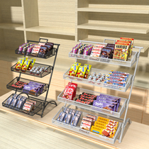 Supermarket Cashier Silver Terrace Small Shelf Convenience Store Supplies Gum Show Rack Bar Snack Shelf Cigarettes Home