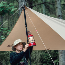 NH aluminum alloy canopy pole outdoor camping 2 4 M 4-Section tent foyer support pole canopy Rod accessories