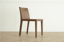 Easy carved solid wood furniture Iron Man chair simple design Tenon black walnut hard maple wax oil