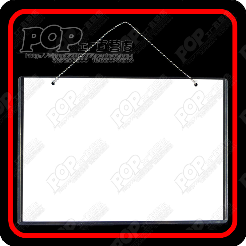 Blank business in the door hand-written sign signs can write DIY hand-painted price advertising self-writing board