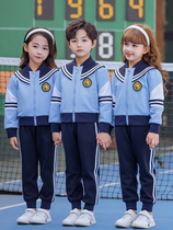Play Cool Bear kindergarten Garden uniforms spring and autumn childrens school uniforms for primary and secondary school students sportswear pants class uniforms
