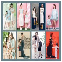 2021 New Korean version of childrens photography clothing studio pregnant womens parent-child clothing theme photo clothing