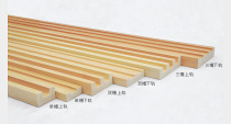 Tatami track slide slide Fosma door chute Column lattice door Solid wood camphor pine with slide belt track