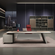 Qinlang new boss table President table Simple modern atmosphere large desk manager desk and chair combination boss room
