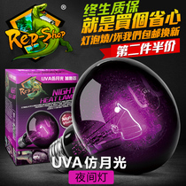 UVA night light heating lamp chameleon lizard snake heat preservation reptile crawler tank land tortoise box heat preservation luminous moonlight