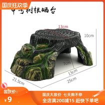 Turtle drying platform climbing platform to avoid climbing pets to avoid the house stone cave grass turtle Brazil turtle climbing platform sun back platform landscape