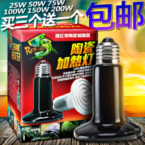 Climbing pet ceramic heating lamp tortoise lizard reptile box far infrared insulation hedgehog pet snake night light feeding box