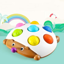 Baby finger press training 6-12 months baby hedgehog rainbow silicone bubble 1-3 years old baby educational toy