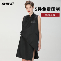 Hairstylist hairdresser apron hairdressing small workwear hot hair pet shop work clothes assistant overalls customized non-stained hair