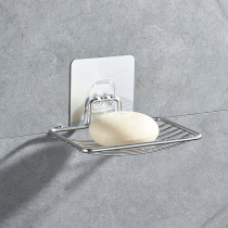 Shelf plate soap box sanitary rack storage perforated stainless steel black wall plate soap toilet rack soap toilet free soap