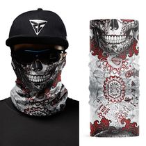 Outdoor sunscreen collar ice silk fishing headscarf Summer men and women magic face towel riding mask bib sports thin