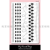 MFT transparent stamp * seal 815765017718 love and sewing