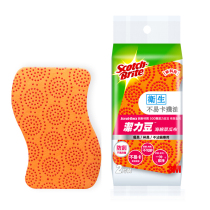 3m high Jieli bean sponge scrub kitchen tableware cup non-stick pan special Baijie wipe cloth decontamination strong
