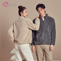 2021 autumn new urban beauty double-sided fleece high-bomb couples home clothing warm coat 2H1703