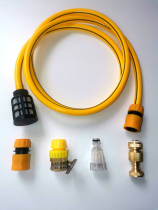 Household car wash machine inlet pipe hose 380 inlet pipe Suction self-priming filter Inlet quick connector filter