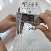 Crystal cylindrical lighting decorative light Rod 1-300mm high transparent plexiglass acrylic rod solid plastic
