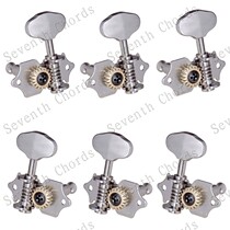 Open folk guitar string button electric guitar string button twist string quasi-axis knob upper string curler LHCR