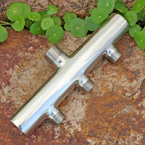 304 stainless steel water separator household cold and hot water industrial oil and gas diverter valve with 6 minutes to 4 water diversion valve