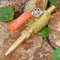 Customized copper bullet head 1 2 3 4mm outlet tip car wash water gun high pressure flushing long-range spray nozzle