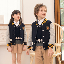 Childrens school uniforms kindergarten uniforms Spring and autumn school uniforms Spring and autumn suits Primary School students class uniforms