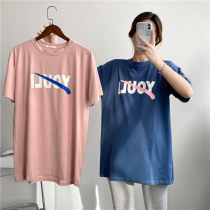 2021 summer dress new Korean version of pregnant women wear thin T-shirt tide mother short sleeve cotton coat pregnancy base shirt Women