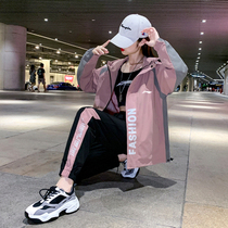 Li Ning VIP ghost step dance costume set Spring and Autumn casual jacket loose dance clothing square dance sportswear women