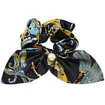 Korean Hairband hair rope bow hair accessories floral headdress jewelry tie hair female head rope net red 2021 new summer