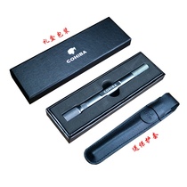Cigar needle Cuban cigar portable drill hole opener portable scissors double knife head punch Gao Xiba