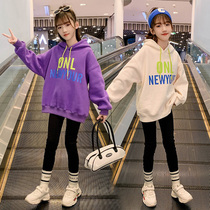 Girl Necropolis Spring Autumn Money 2022 Exploits Children Clothing Great Childrens Spring Clothing New Womens Great Child Foreign Air Children Blouses Fried Streets