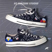  Sneakers custom AJ1AF1 CONVERSE KAWS Sesame Street hand-painted graffiti couple gift DIY