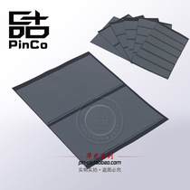 Stamps Collection Booklet inside page Mailbook loose-leaf inner core double protection thickened 300g bifacial black cardboard black bottom 2 rows