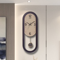 Turn around the wall clock home Fashion Restaurant watch creative light luxury hanging wall clock modern simple wall watch