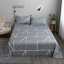 Summer sheets single-piece single student quilt single dormitory 1 5-meter double washed cotton thin pillowcase 2 three-piece sets for men