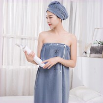 Thickened shower cap absorbent non-hair adult breast wrap bathrobe cap more soft than cotton dress