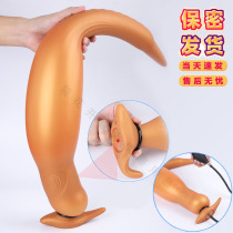 Hollow anal plug eel with plug super long thick and deep inflatable anal plug SM SM anal slave punishment torture tool