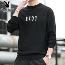 Playboy 2021 autumn new mens youth fashion pullover sweater mens thin section loose round neck top