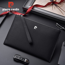 Pilkardhan Men Envelope Bag Genuine Leather Soft Handbag Male Head Layer Bull Leather Hand Grip Bag Hand Grab Bag Tide Clip Bag