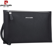 Pilkardan mens envelope bag genuine leather handbag male soft cow leather handbag with bag casual hand grip bag male nip bag