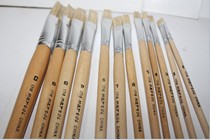 Marley bristle oil brush 1716 single log rod pig temple oil brush chalk acrylic pen