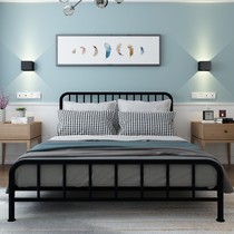 Rental House simple double bed about master bedroom modern simple home light luxury economy apartment rental room Net red model