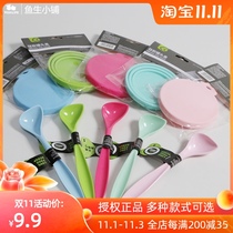 Fish Sashu Shupe Pet Cat Dog Canned Silicone Lid Wet Cat Food Sealed Cover Cat Spoon