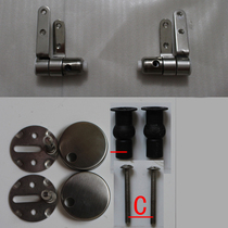 Toilet lid accessories 304 stainless steel descent hinge lock mounting accessories F installation instructions
