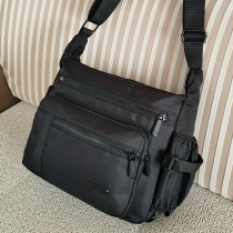 2021 new waterproof Oxford cloth mens bag shoulder bag shoulder bag casual mens bag light Cross bag mens backpack