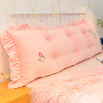Pindi ins bedside cushion detachable and washable Nordic princess style bedroom big backrest girl pink net red bed pillow