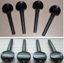 Violin ebony accessories full set of string shaft piano shaft knob chord button tuning rotation shaft cello string shaft handle
