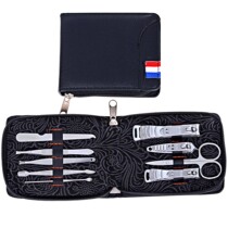 Jinli nail Clipper set Classic simple 9-piece set of three nail clippers Nail scissors Nail tools BJ-9B