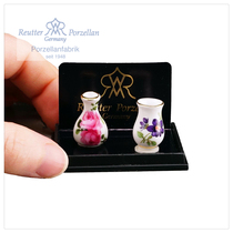 Germany imported 1:12 miniature model Vase two Boxed Doll House DIY accessories rement food play
